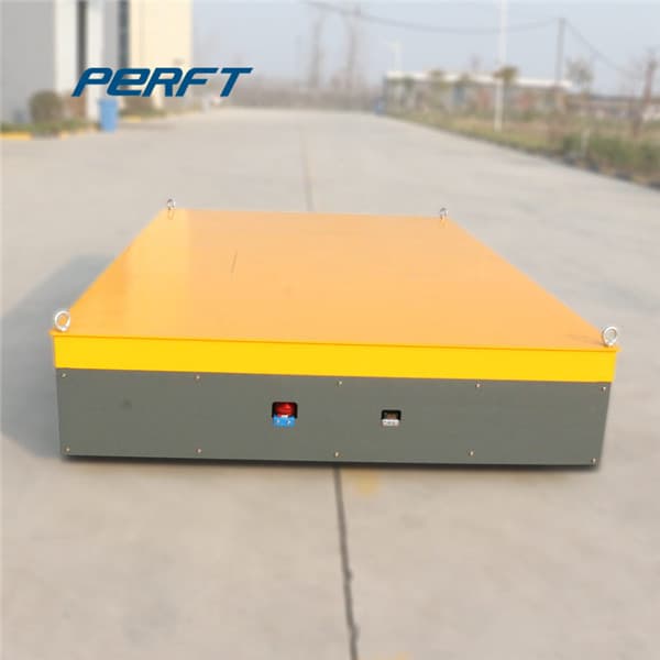 Custom Length Electric Flat Cart For Foundry Plant